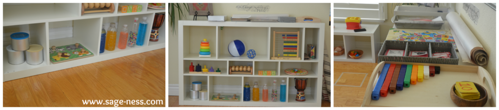 Montessori Shelves for Multiples - Toddler & Twins