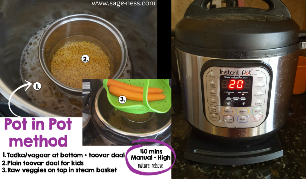 Pot in Pot cooking with the Instant Pot