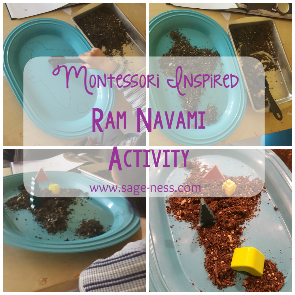 Montessori Inspired Kids Ram Navami Activity