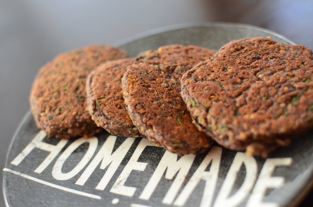 Vegetarian Black Bean & Quinoa Patty for Toddler Finger Foods