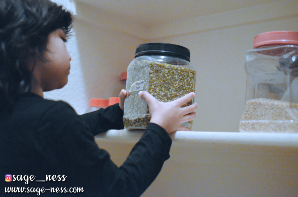 Montessori Inspired Kitchen Pantry - Indian Cooking with Kids